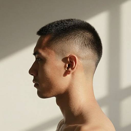 Photo-Realistic Buzz Cut Portrait