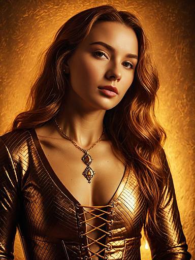 Sexy Woman in Deep Mauve Bodysuit