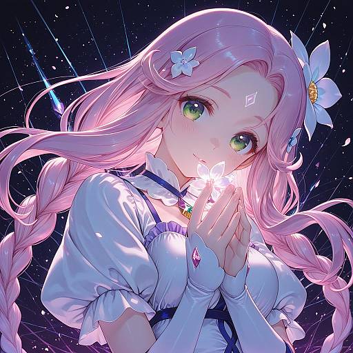 Illustration of Hanami kotoha, precure in the style of Amazuyu tatsuki