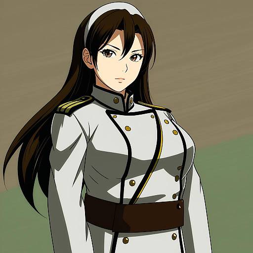 Illustration of Ashigara kai ni (kancolle), kantai collection in the style of Noto kurumi