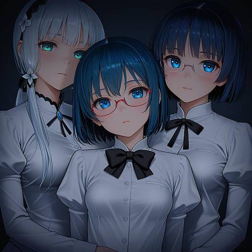 Illustration of Hakamichi shizune, katawa shoujo in the style of Kanzaki muyu