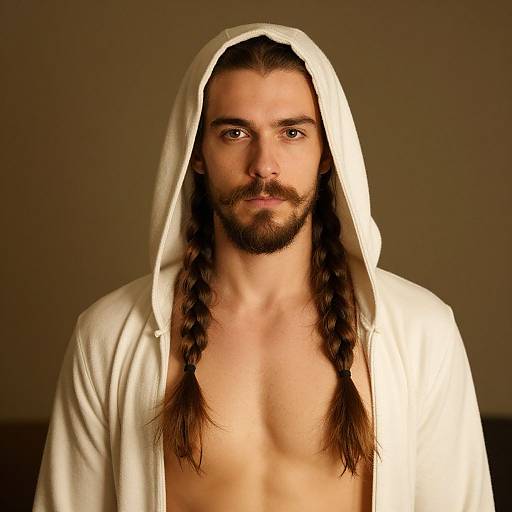 Realistic Caveman Costume Portrait