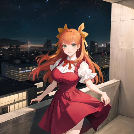 Aesthetic Tohru Honda Under Night Sky