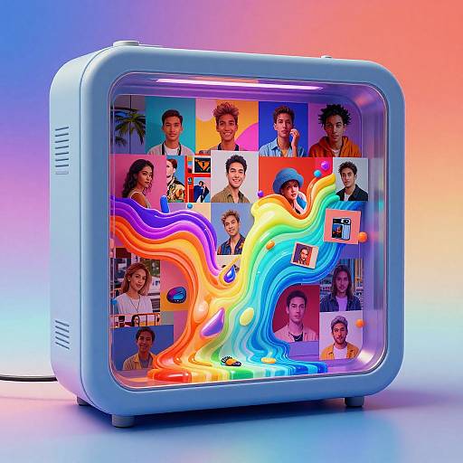 Surreal Picture Blender Machine