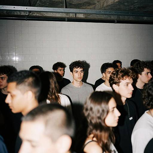 Analog Underground Nightclub Crowd Photo