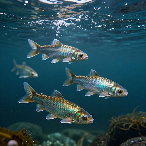 Reverse River with Time-Dilated Fish