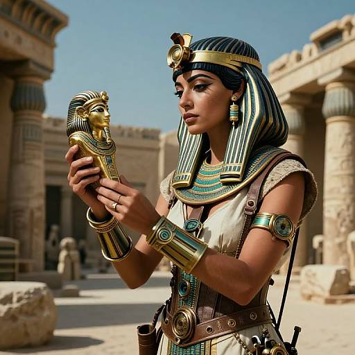 Steampunk Archaeologist in Time-Travel