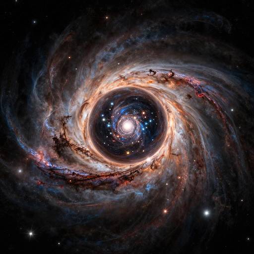 Glittering Star Cluster Around Black Hole