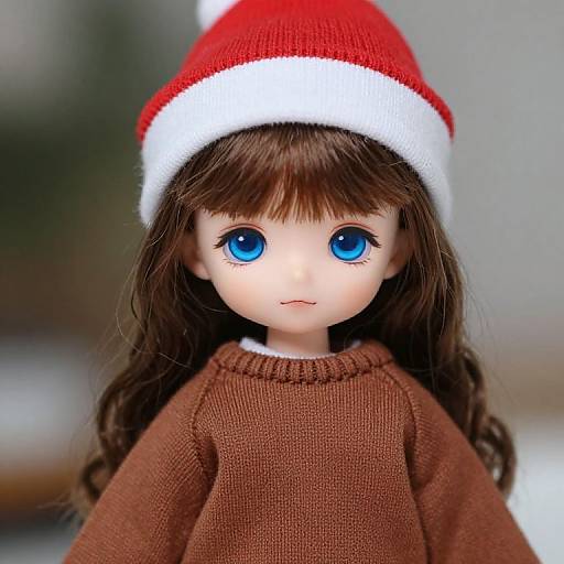 Doll with Sweater and Hat
