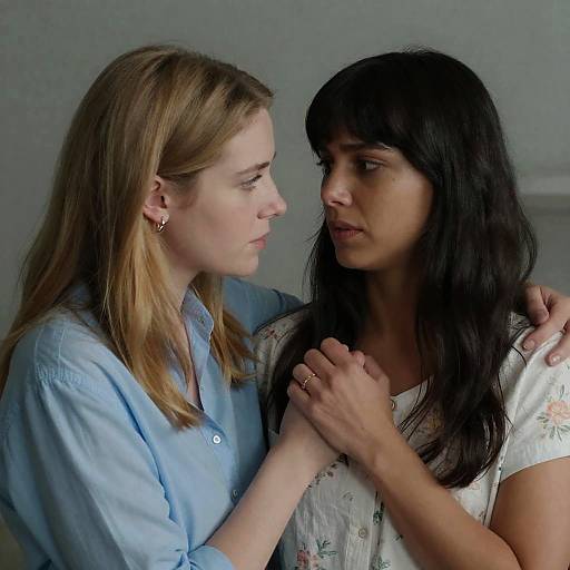 Emotional Connection Between Two Women