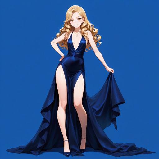 Elegant Solo Portrait of a Petite Woman Elegant Solo Portrait of a Petite Woman