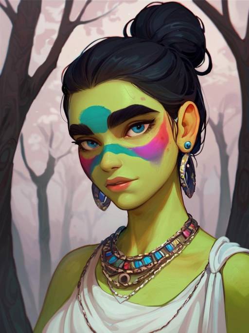Portrait of a Girl with Jewelry