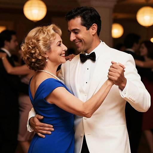 Elegant Dance Under Warm Lantern Lights