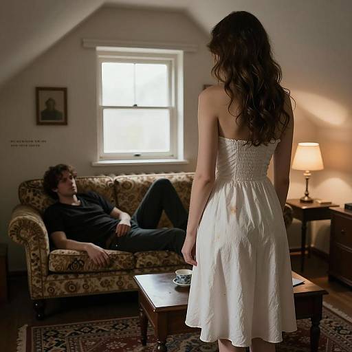 Mystery in a Dimly Lit Attic Room