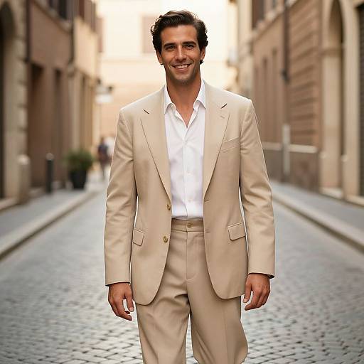 Handsome Italian Man in Rome