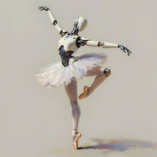 Futuristic Ballerina Android Art