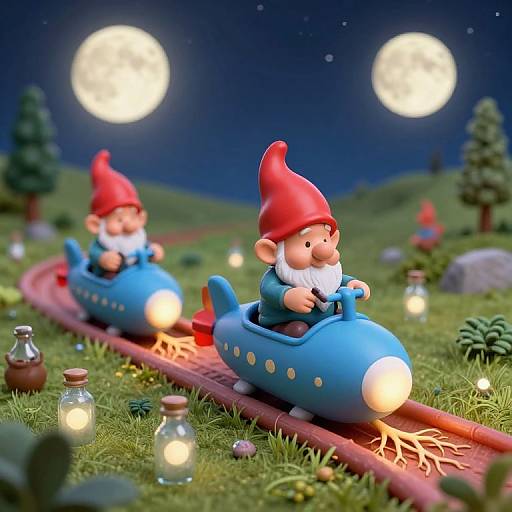 Garden Gnomes Submarine Adventure