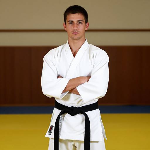 Martial Arts Master in White Kimono