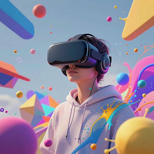 AI Artist Exploring Virtual Reality Art