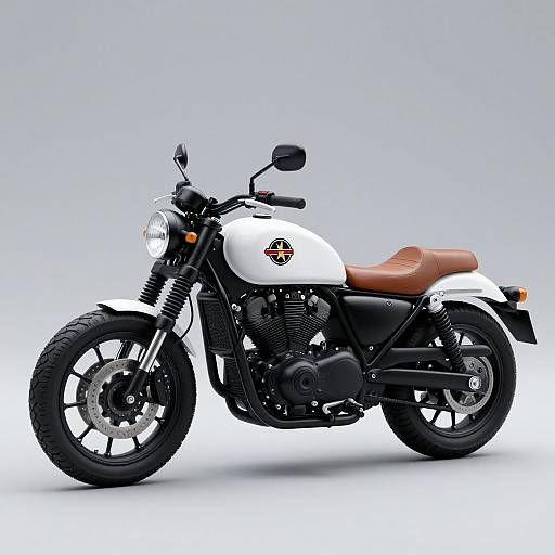 3D Classic Cruiser Motorcycle Model