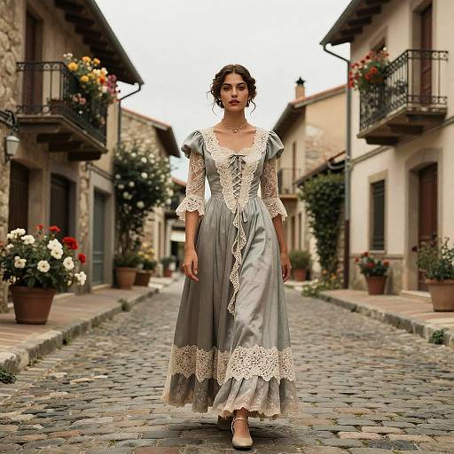 Vintage Francesa Fashion Portrait