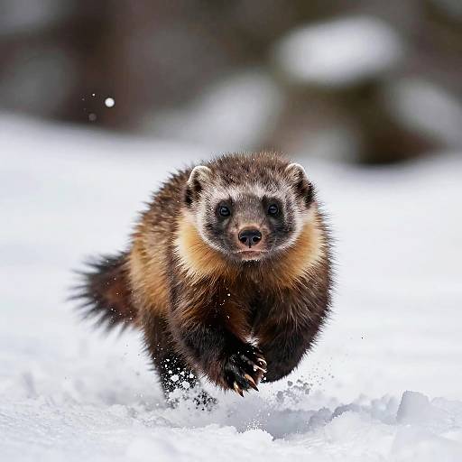 Bioluminescent Wolverine Sprint Macro Shot