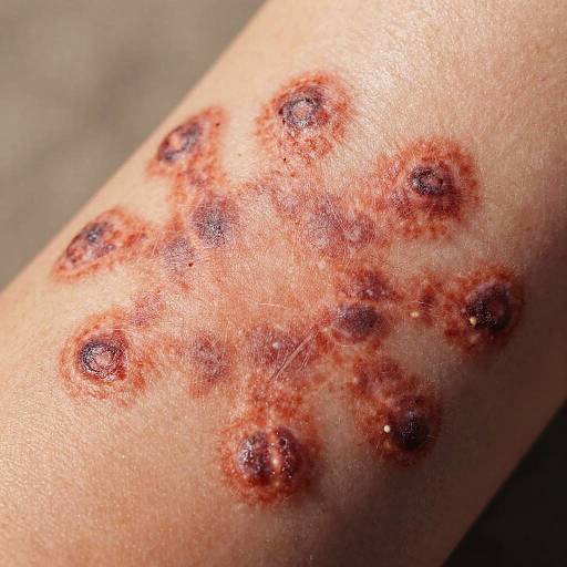 Macro Shot of Tetter Outbreak