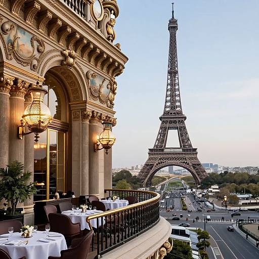 Parisian Rooftop Terrace and Historic Dining