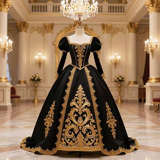 Princess Peach in Elegant Black Gown