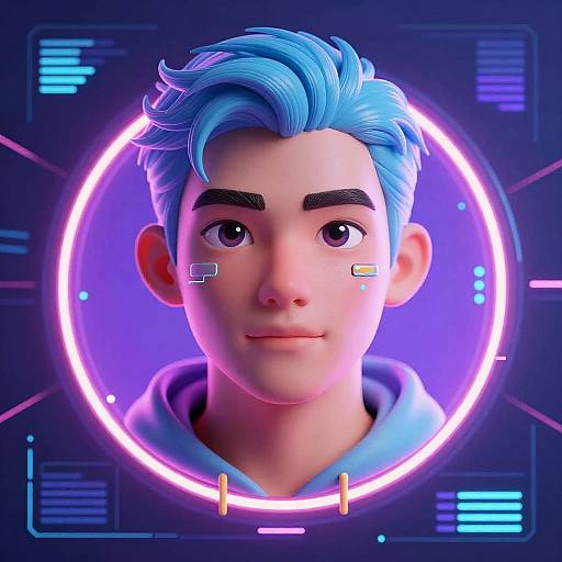 Futuristic Cyberpunk AI Avatar Generator