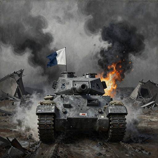 Epic RFT17 Tank in Cinematic Battle