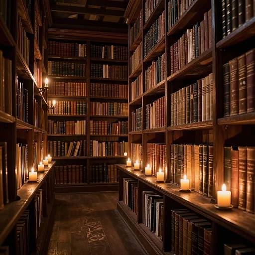 Mystical Library Sanctuary of Wisdom