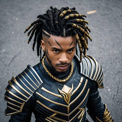Elegant Killmonger Cosplay Shot