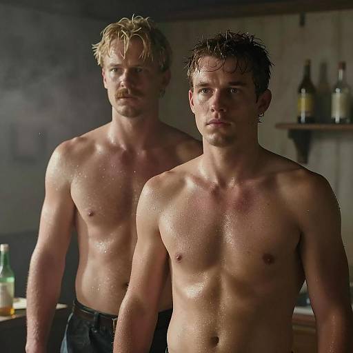 Intense Encounter in a Steamy Room