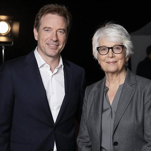 Intimate Portrait of Two People Together