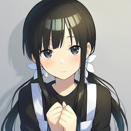 Illustration of Asahina hiyori, kagerou project in the style of Nullma