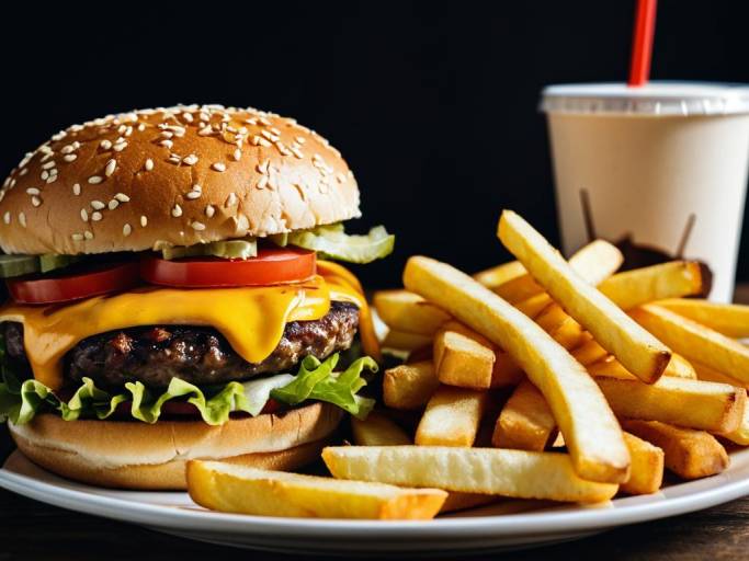 Delicious Fast Food Wallpaper Design