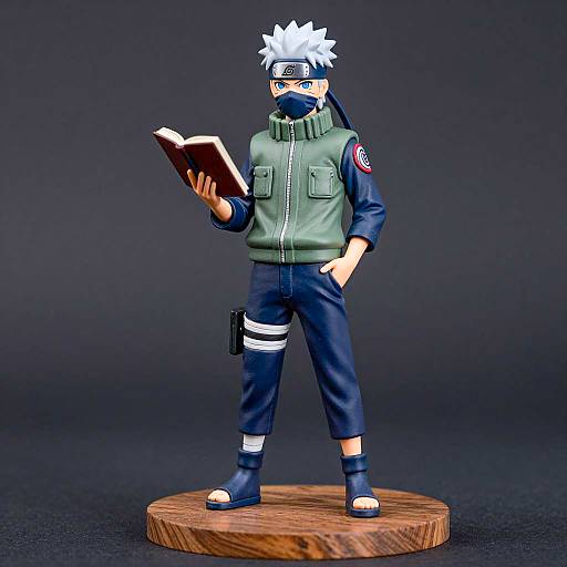 Realistic Naruto Uzumaki Figurine Display