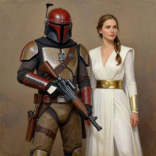 Mandalorian and Elegance in Battle