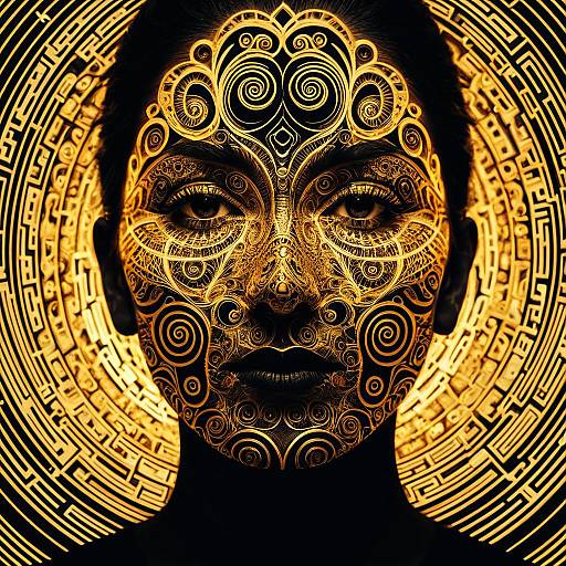 Digital Fractal Face Fusion