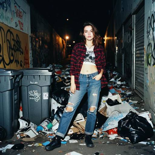 Sassy Grunge Adventurer in Twilight Alley