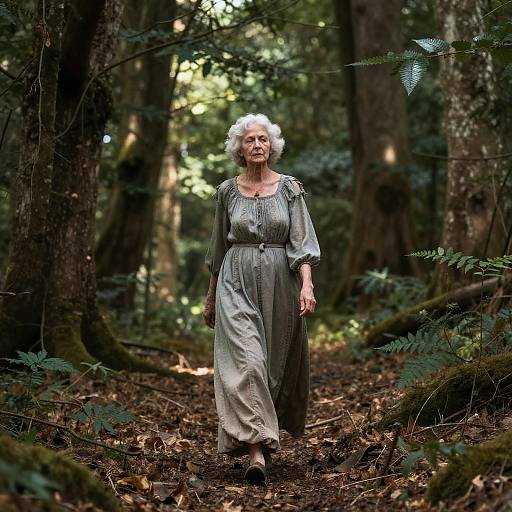 Serene Missy Cooper in Ancient Forest