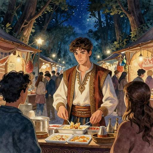 Enchanted Forest Turkish Street Vendor