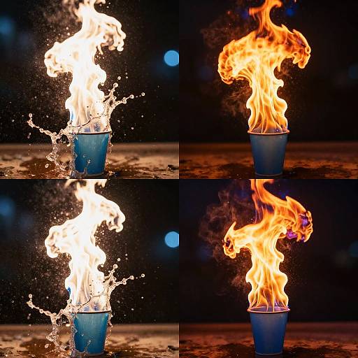 Dynamic Water and Fire Impact Panels