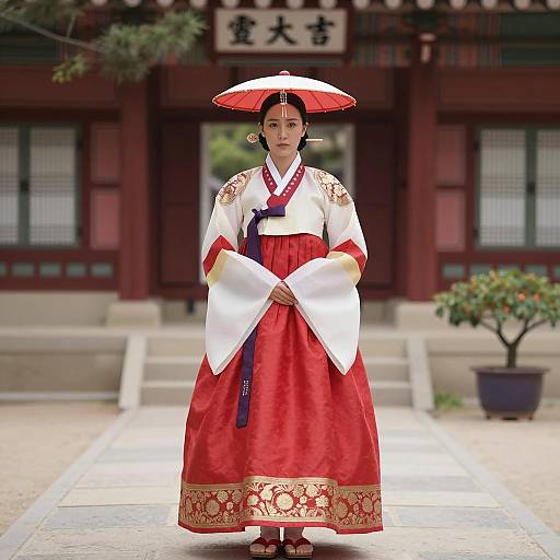 Elegant Luo Binghe Costume in Hanbok