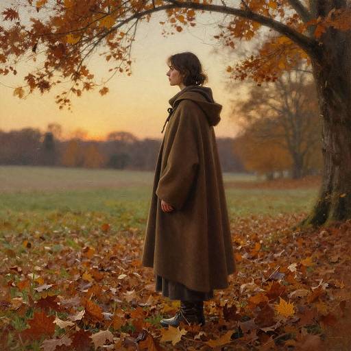 Autumn Landscape in Warm Golden Light