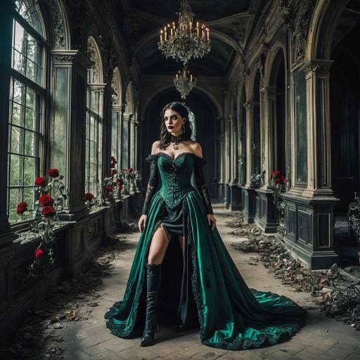 Gothic Romance in an Abandoned Mansion