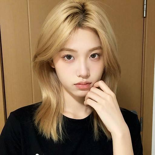 Contemplative Young Woman Portrait