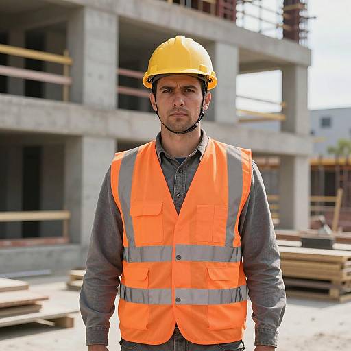 Photorealistic Construction Worker in Action