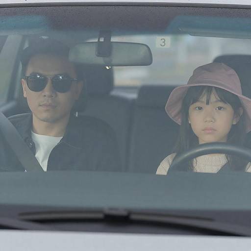 Candid Car Moment in the Rain